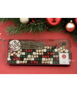 Martha Stewart Wooden Beads Jute Tassels 6 Foot Christmas Garland Peace ... - £24.60 GBP