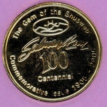 2005 Salmon Arm British Columbia Trade Token or Dollar 100th Anniversary AuP - £16.74 GBP