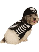 Forum Novelties 80440 Skeleton Harness Pet Costume Medium, Black, Medium - £25.93 GBP