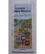 Folding Road Map Arizona New Mexico Exxon 1982 - $265.72 MXN