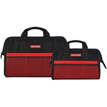 CRAFTSMAN CMST513518 13-in &amp; 18-in Zippered Tool Bag Combo , Black - $29.95