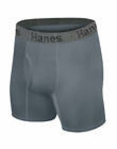 Comfort Flex Boxer Briefs Fit Ultra Soft Cotton Stretch Wick Hanes Men&#39;s... - £12.78 GBP