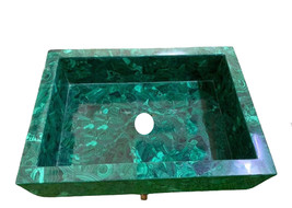 Green Malachite Gemstone Bathroom Sink/Basin, Home Improvement, Random Sink Deco - £627.98 GBP+
