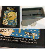 Vintage Atari Pac-Man 1981 game untested Use with Joystick Controllers S... - $11.87