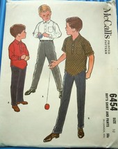 Vintage McCall’s Boy’s Shirt &amp; Pants Size 10 #6454 Copyright 1962 Uncut - £7.05 GBP