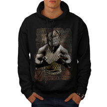 Wellcoda Bulldog Gym Workout Mens Hoodie, Weird Casual Hooded Sweatshirt - £25.79 GBP+