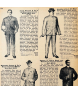 1901 Men&#39;s Dress Suits Outfits Reproduction Advertisement Sears Fashion ... - $24.99