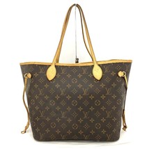Louis Vuitton Neverfull MM Tote Bag Monogram Leather Brown Shopping Bag - £1,713.85 GBP