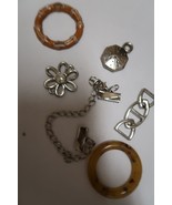 trim novelties variety assorted  - charms / buckle / zipper pull - $1.97