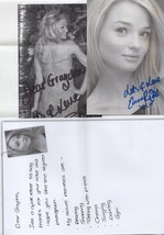 Emma Rigby Hollyoaks Prisoners Wives 3x Hand Signed Bundle - £10.97 GBP