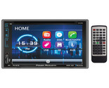 Power Acoustik D.DIN 6.2&quot; AM/FM/CD/DVD/BT with Capacitive Flat Glass Face - $256.68