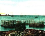Fish Weir Rockland Harbor Maine ME UNP 1900s Vtg Postcard UNP - $3.91