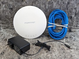Works Fortinet FAP-221C Indoor Access Point + Cables  (2C) - £39.81 GBP