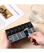 weekly pill box organiser 7 day daily medicine storage dispenser tablet ... - $11.80 CAD