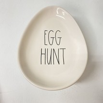 New Rae Dunn Easter Plates Egg Shaped Egg Hunt Set Of 4 Ll Htf - £30.52 GBP