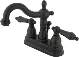 Kingston Brass Kb1605Alb Heritage 4-Inch Centerset Lavatory, Oil Rubbed Bronze - $132.96