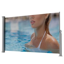 Retractable Side Awning: UV Protection &amp; Privacy for Garden &amp; Balcony - $128.99