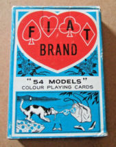 Vintage Fiat Brand 54 Nude Models Color Playing Cards 52 Card &amp; 2 Jokers + 555 - £25.25 GBP