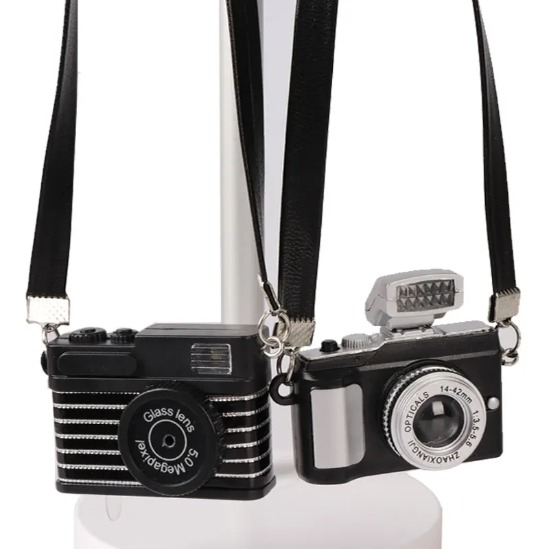 1Pc Miniature Mini Digital SLR Camera With Flash Dolls Decoration Accessory - £7.94 GBP