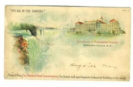The Home of Shredded Wheat Postcard 1906 Niagara Falls Conservatory - $11.88