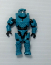 Halo Mega Construx Bloks UNSC Cyan Teal Blue Spartan Mark IV Mini Figure 2 in - $12.95