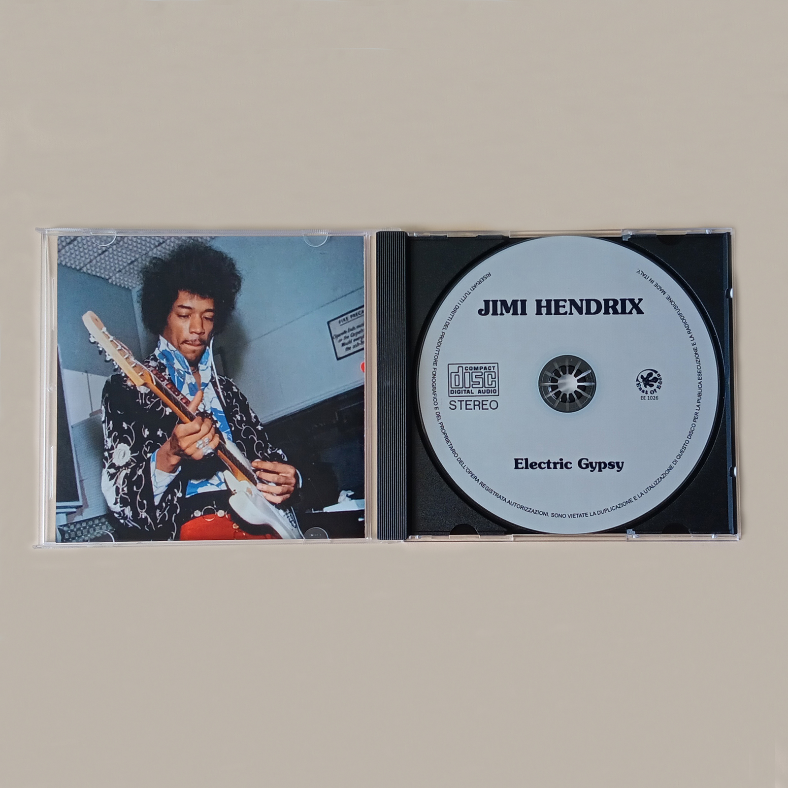 JIMI HENDRIX - ELECTRIC GYSPY - Rare Hendrix recordings CD Item image 2