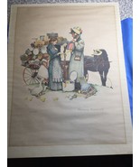 Norman Rockwell Lithograph ‘Country Pedlar’ Limited Edition 1962 Brown &amp;... - $676.98 CAD