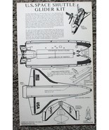 U.S. SPACE SHUTTLE GLIDER KIT 1:200-Scale NASA Paper Cut-out 1980s Era - €7,74 EUR