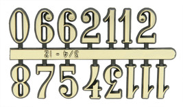 Arabic Gold Clock Numerals - Numbers 1-12 - Stick On - Choose From 7 Sizes NA112 - £2.31 GBP