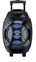 QFX PBX-61081-BLUE Rechargeable Portable Speaker | 8&quot; Woofer | 2,600 Watts | - £87.28 GBP