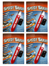 &quot;The Original&quot; Speedy Sharp Carbide Sharpener, Knife Sharpener,  red  (4... - £34.06 GBP