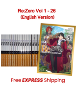 Re:Zero−Starting Life in Another World Light Novel Eng Version Vol 1-26 ... - $6,258.90 MXN