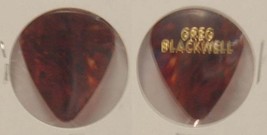 GREG BLACKWELL BAND - VINTAGE OLD GREG BLACKWELL TOUR CONCERT GUITAR PICK - $186.40 MXN