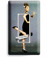 AUDREY HEPBURN BREAKFAST AT TIFFANY'S CIGARETTE 1 GFCI LIGHT SWITCH PLATES DECOR - $17.99