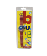 VINTAGE BUBBLE DIGITAL WATCH OCEAN WATER FLOATING FISH NEW SEALED IN PAC... - £28.98 GBP