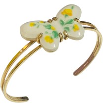 VINTAGE AVON FASHION ACCENTS BUTTERFLY BURST OF SPRING BRACELET 1970s 6.5” - $18.00