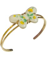 VINTAGE AVON FASHION ACCENTS BUTTERFLY BURST OF SPRING BRACELET 1970s 6.5” - $330.75 MXN