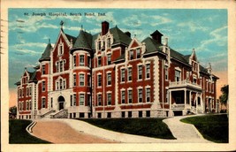 South Bend IN-Indiana, St Joseph Hospital - Vintage 1924 Postcard B K49 - £3.95 GBP