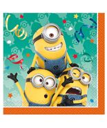 Despicable Me Minions Dessert Birthday Party Napkins Confetti Design 16 Ct - $4.95