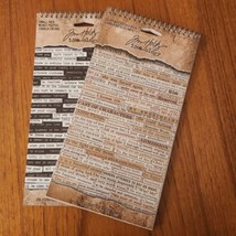 NEW! 2 Tim Holtz - IDEA-OLOGY STICKER BOOK CLIPPINGS STICKER BOOK + SMAL... - $19.75