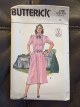 Butterick 3100 Misses Dress Size 12 Vintage J.G. Hook Sewing Pattern Uncut 1985 - £8.21 GBP