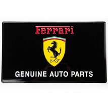 Ferarri  Genuine Parts Metal Sign 8x12in  Garage Car    3 - $24.74