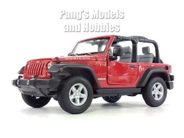 Jeep Wrangler Rubicon 1/24 Scale Diecast Model - RED - £23.38 GBP