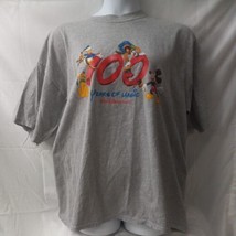 Vintage Walt Disney World 100 Years Of Magic Double Sided Spellout Shirt XL EUC - $23.75