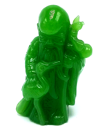 Antique Chinese Green Resin SHOU SHOUXING Carved Figurine Buddha Longevity - £17.04 GBP