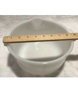 Vintage Glasbake Made For Sunbeam Milk Size 5 mixing bowl Two Handle &amp; S... - $37.39