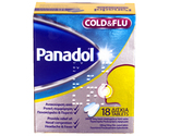 PANADOL COLD &amp; FLU 18 CAPLETS - $17.50