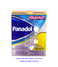 PANADOL COLD &amp; FLU 18 CAPLETS - £13.82 GBP