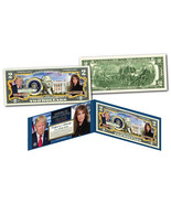 DONALD &amp; MELANIA TRUMP  * First Presidential Couple * Genuine Official $... - £11.17 GBP