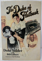 The Duke of Flatbush by Duke Snider Zebra Books 1988 SIGNED Stated 1st Printing - £39.91 GBP